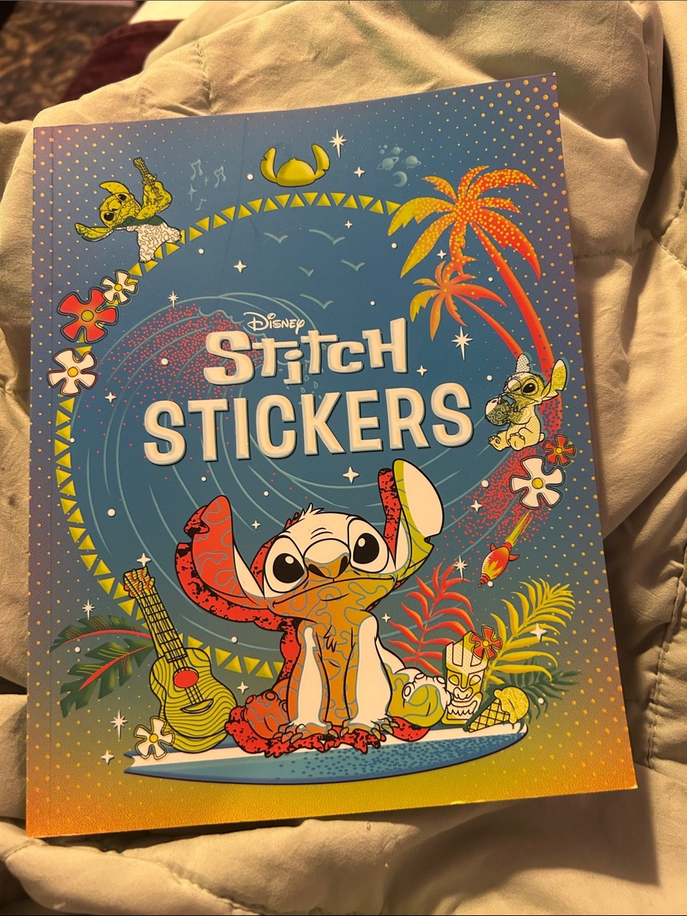 Disney Stitch Stickers - Blue, Yellow, Orange